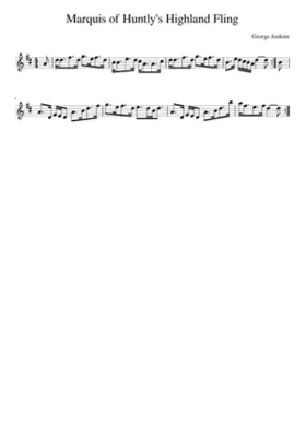 Marquis of Huntly's Highland Fling