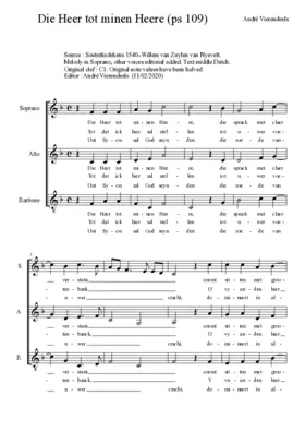 Die Heer tot minen Heere