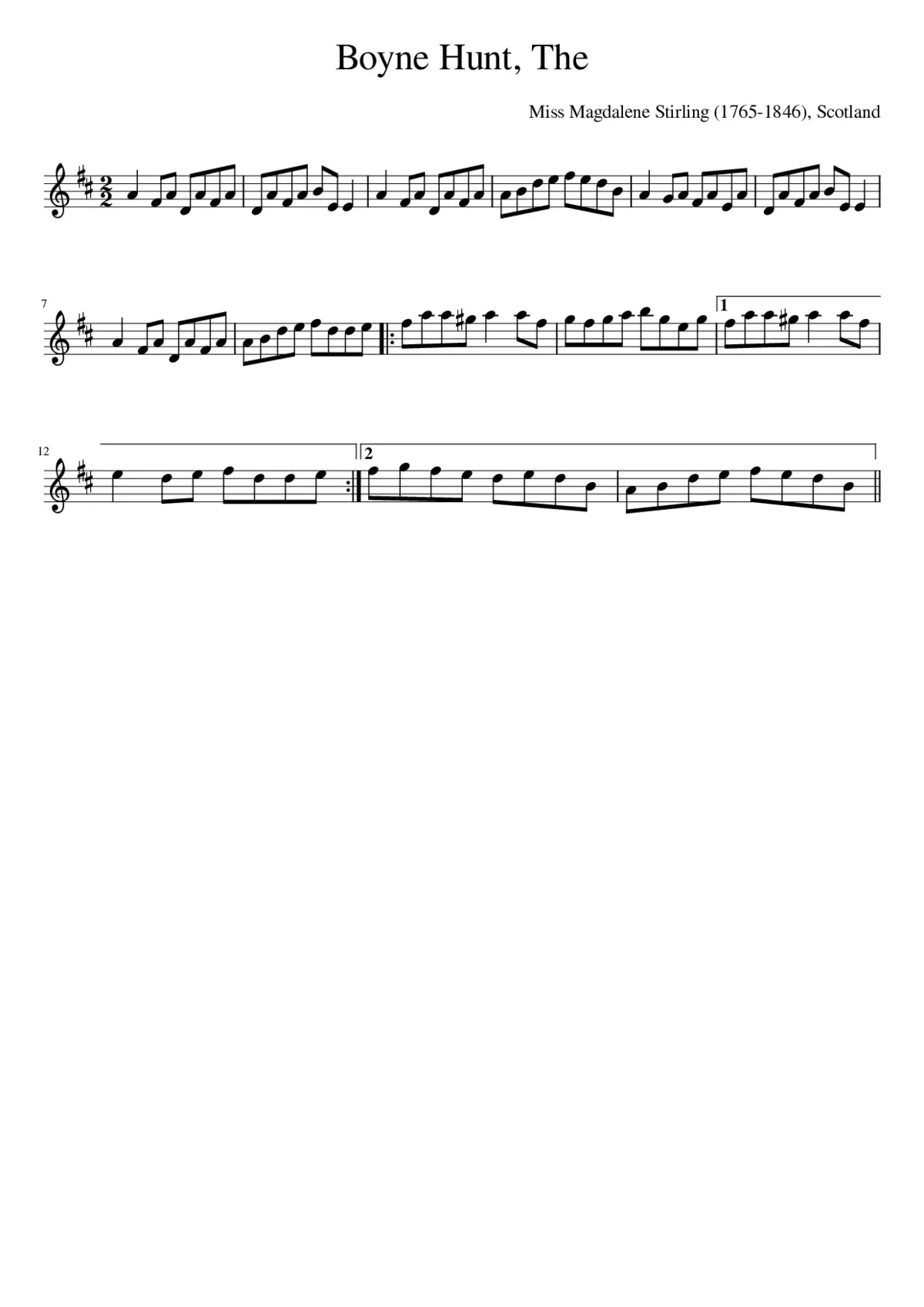 the Boyne Hunt - Page 1