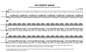 2 Rhythmic Spaces