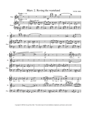 Mars: 2. Roving the wasteland, Op. 15, No. 2
