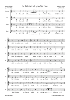 In dich hab ich gehoffet, Herr, SWV 446