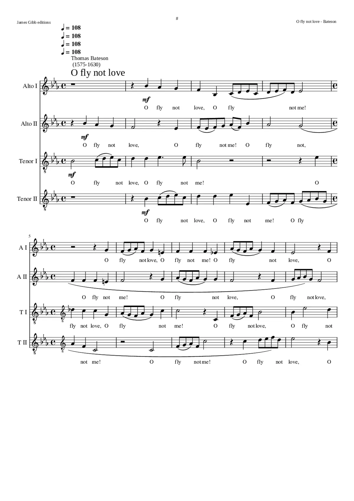 O fly not love - Page 1