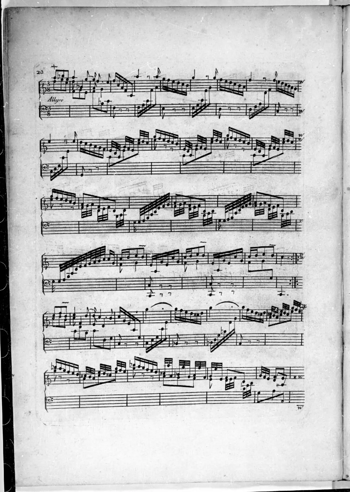 Keyboard Sonata in F major - Page 1