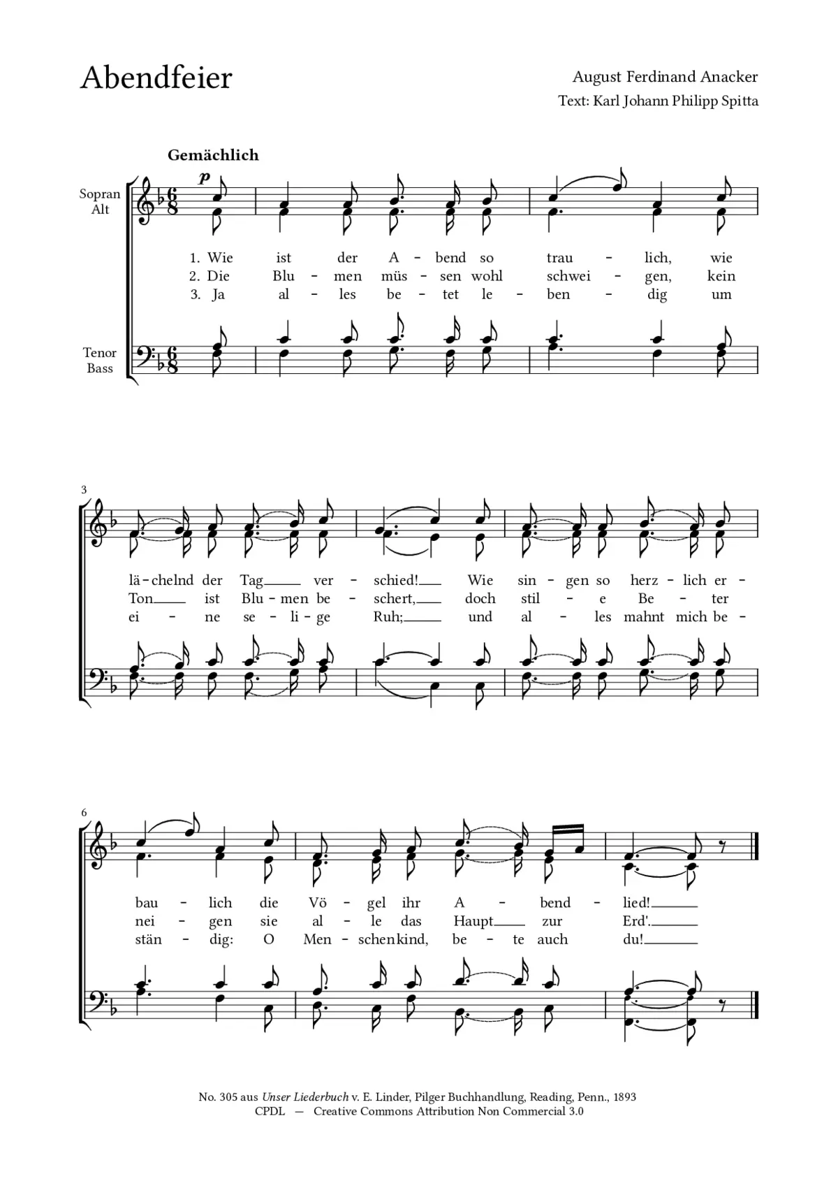 Abendfeier - Page 1