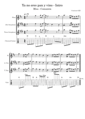 Ya No Eres Pan y Vino