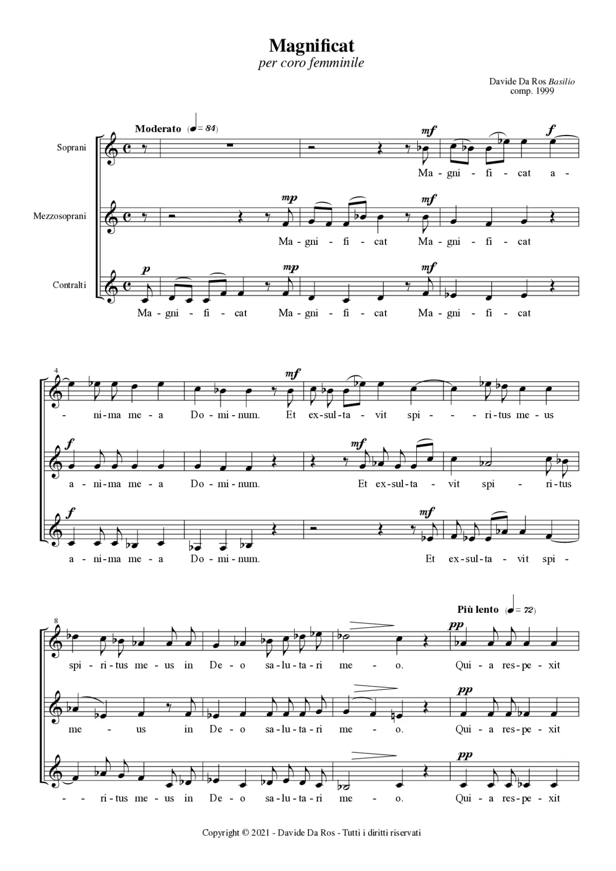 Magnificat - Page 1