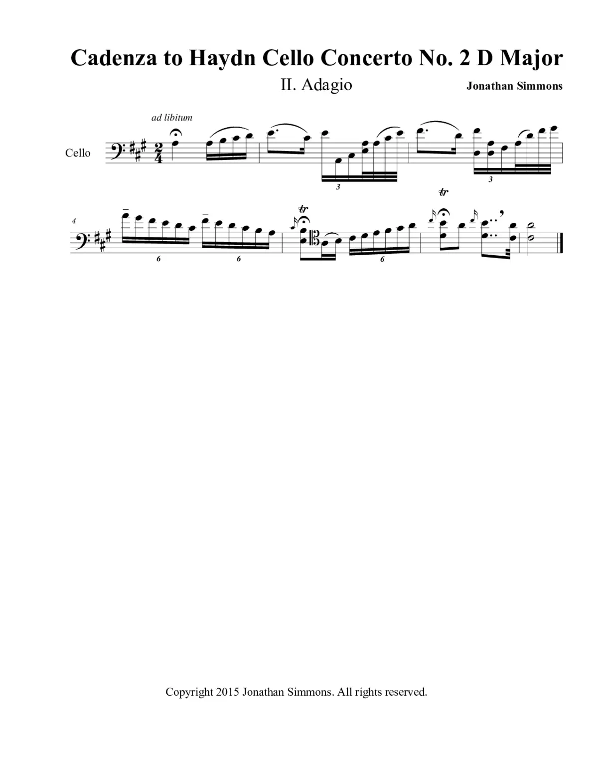 Cello Concerto No.2 - Page 1