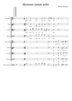 Hymnum cantate nobis