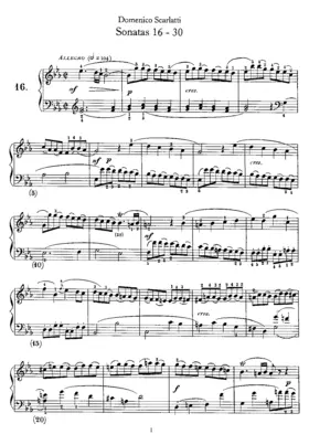 Keyboard Sonata in E-flat major