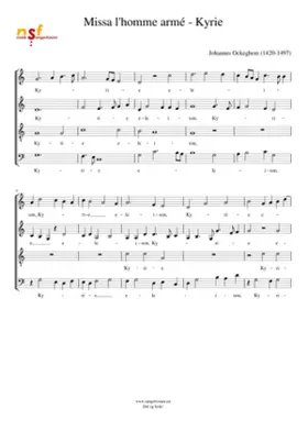 Missa Lhomme armé