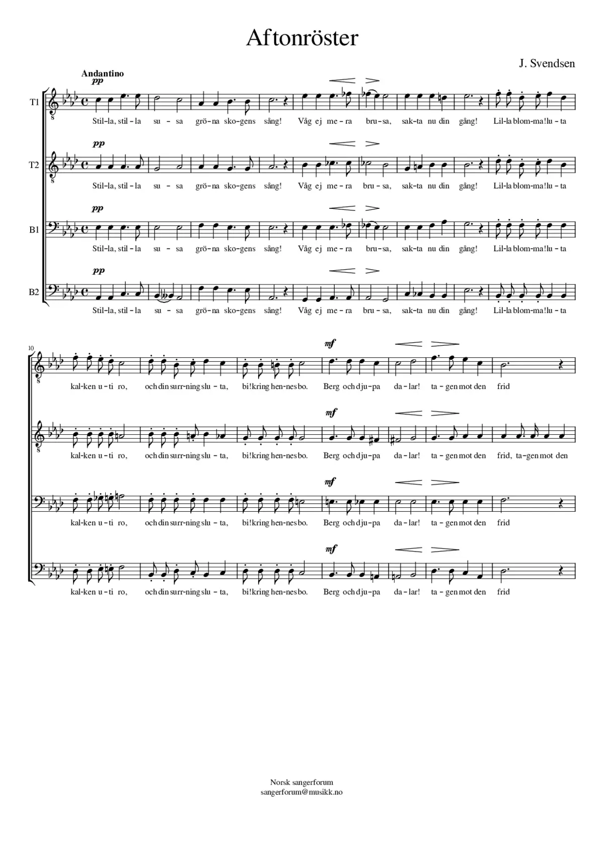 Aftonröster - Page 1