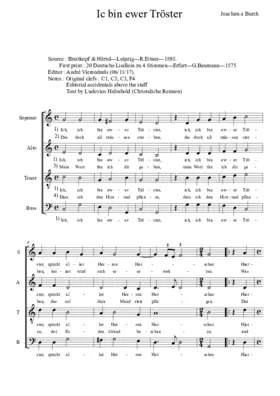 Ich bin ewer Tröster