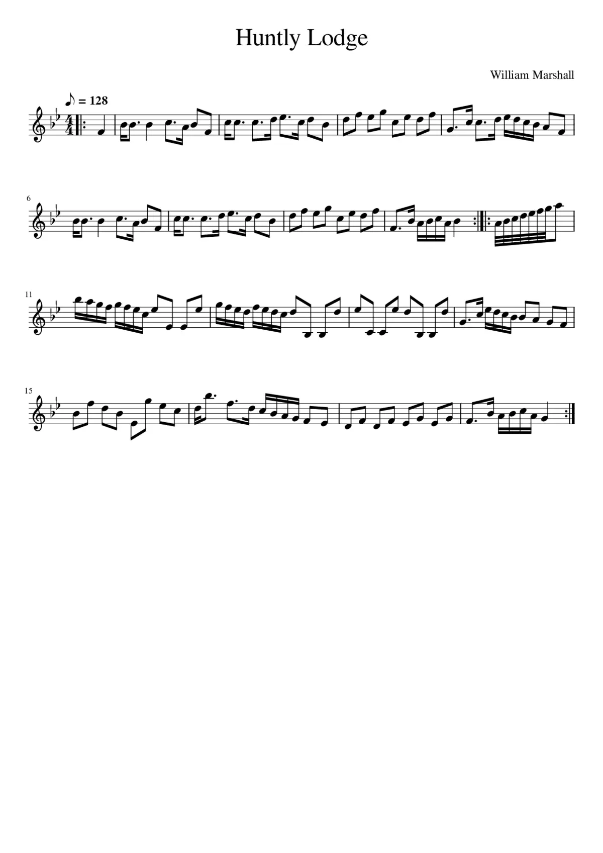 Huntly Lodge - Page 1