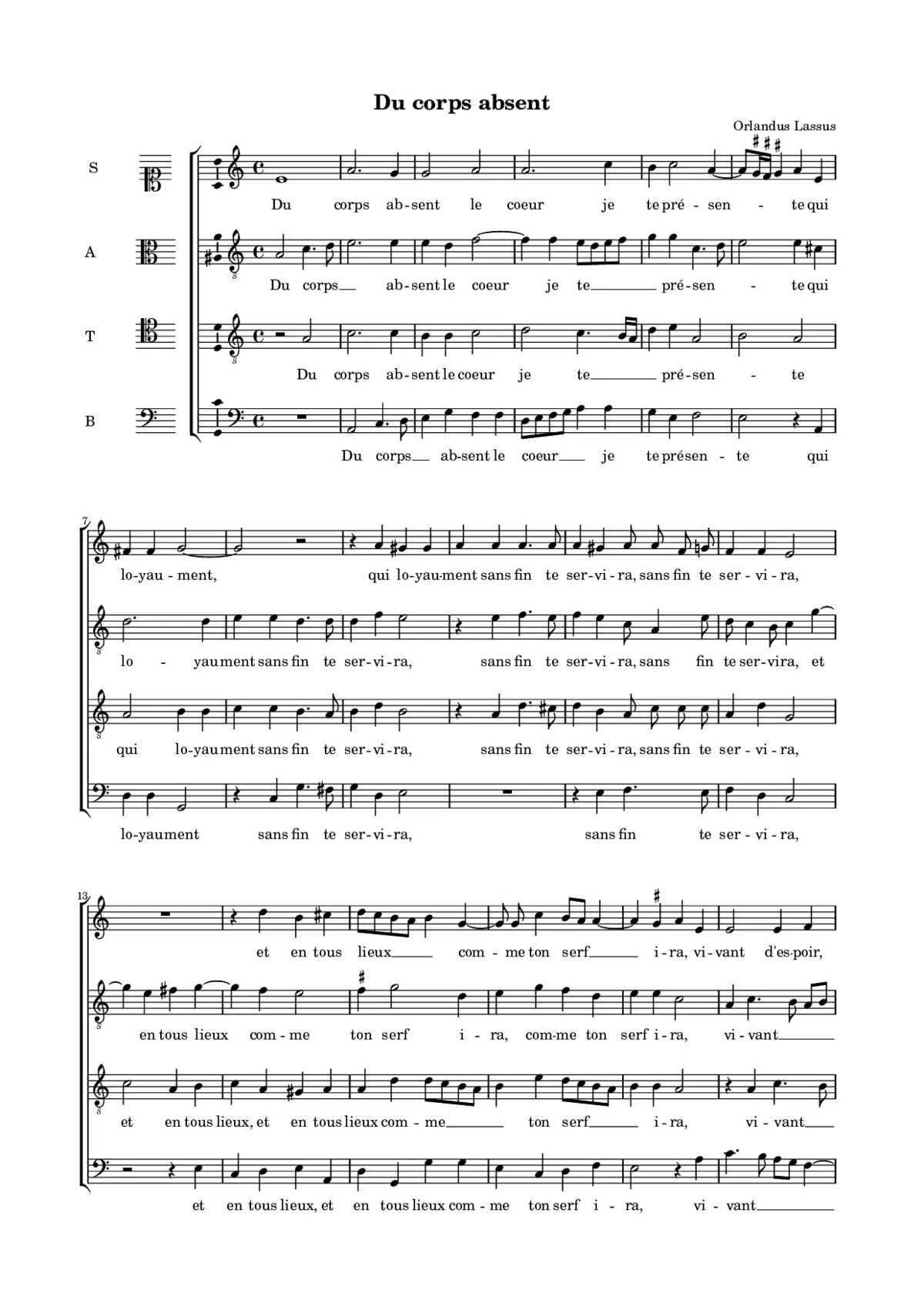 Du corps absent - Page 1