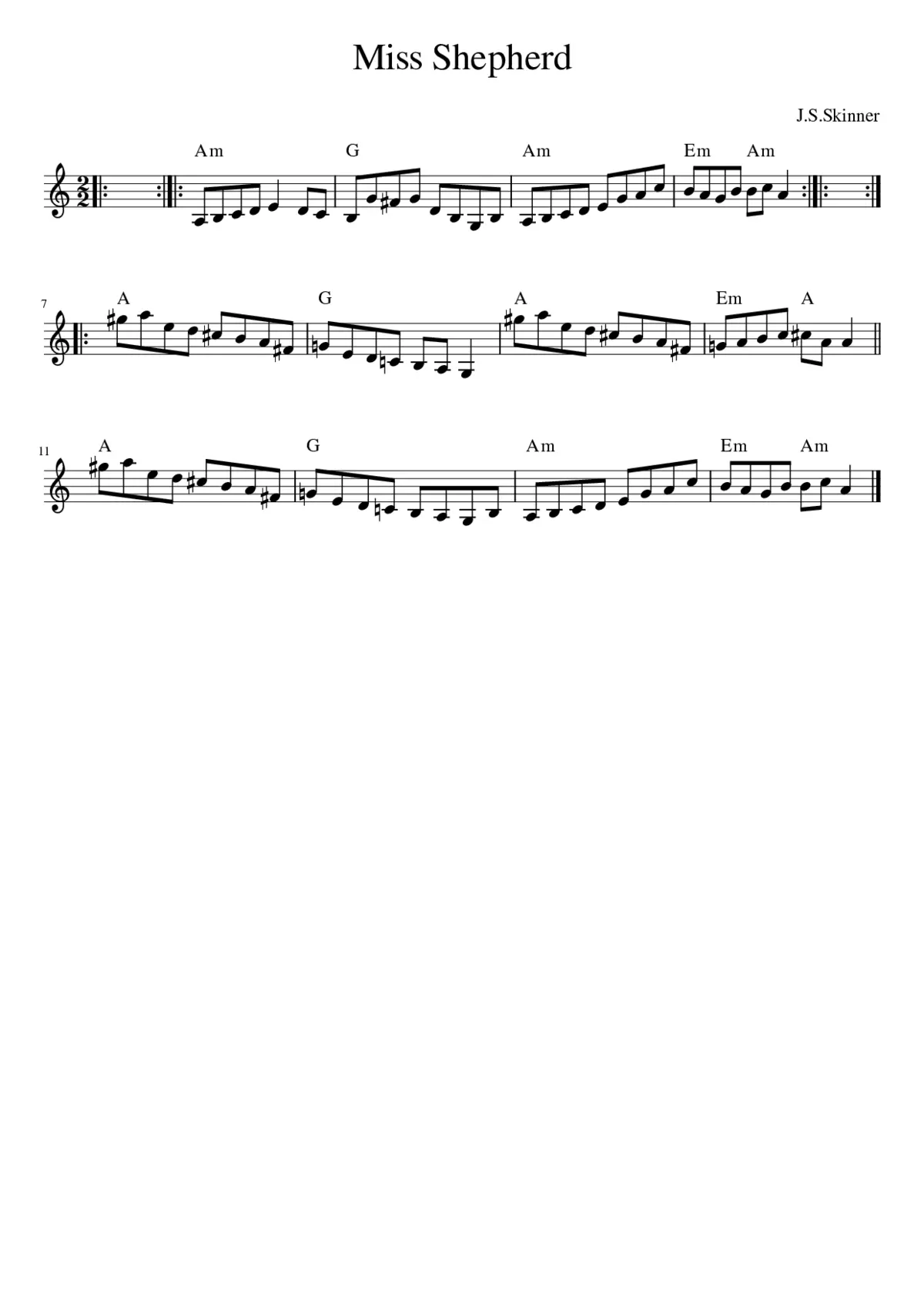 Miss Shepherd - Page 1