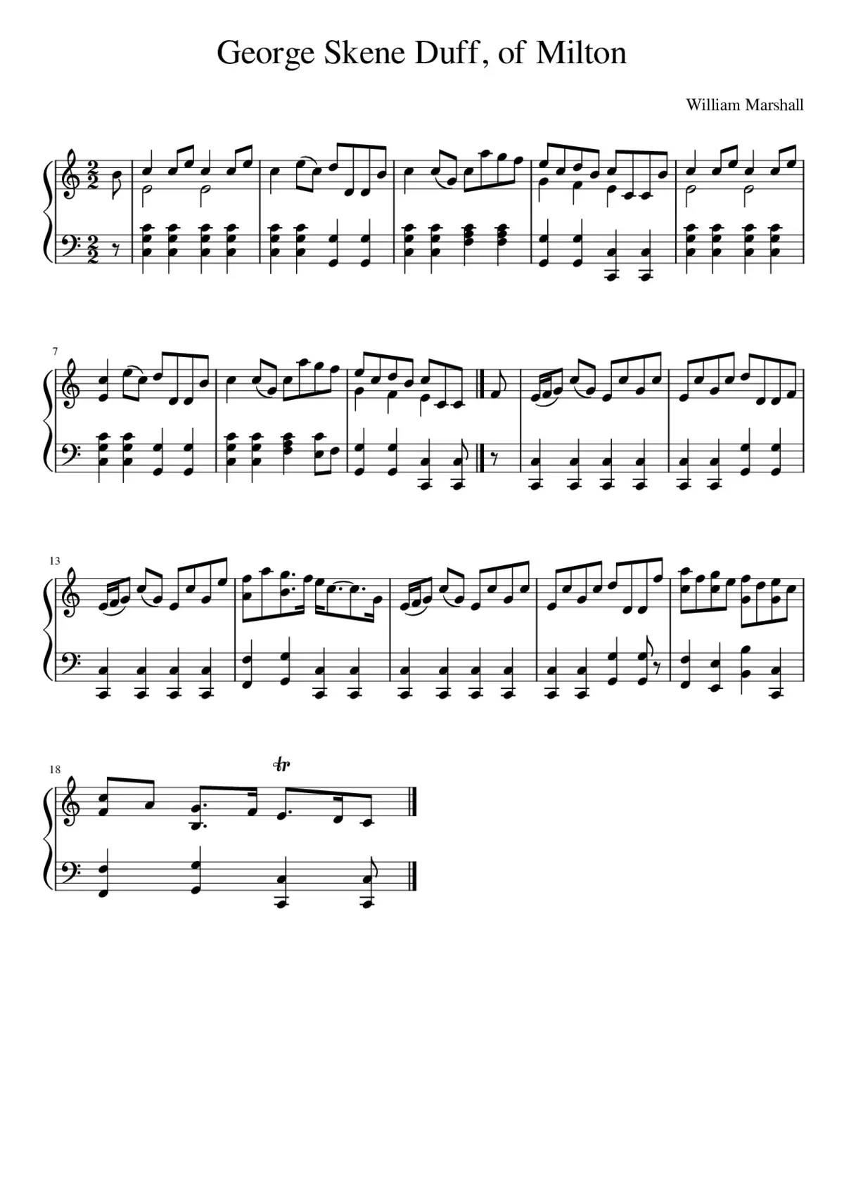 George Skene Duff of Milton - Page 1