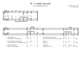 B - 3. neděle adventní