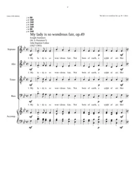 My lady os so wondrous fair