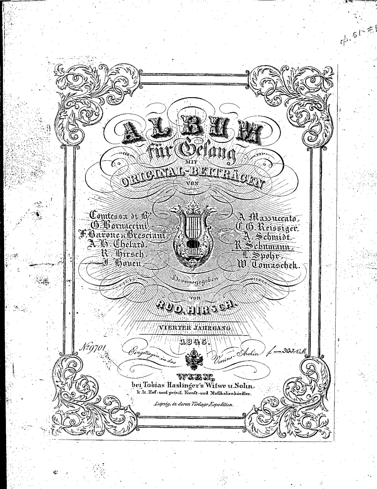 Lieder und Gesänge, Vol.II - Page 1