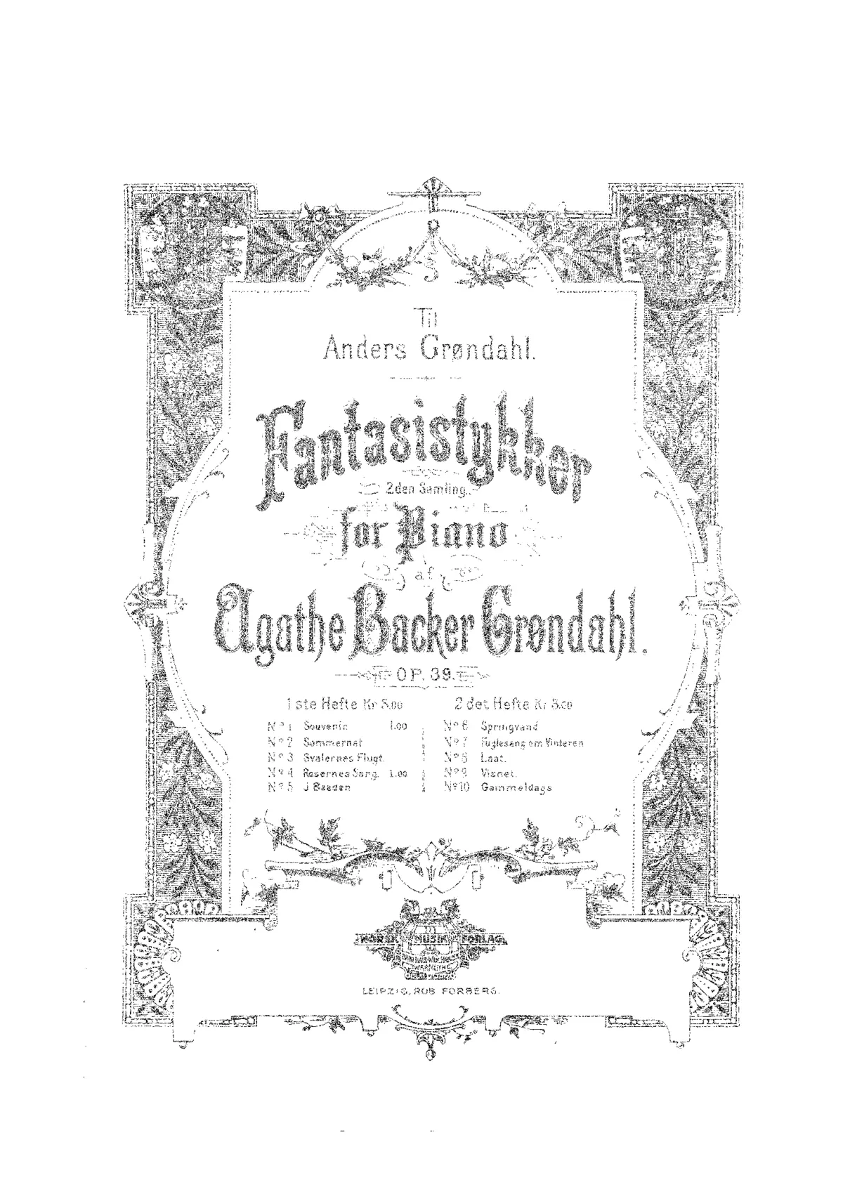 10 Fantasistykker, 2den Samling - Page 1