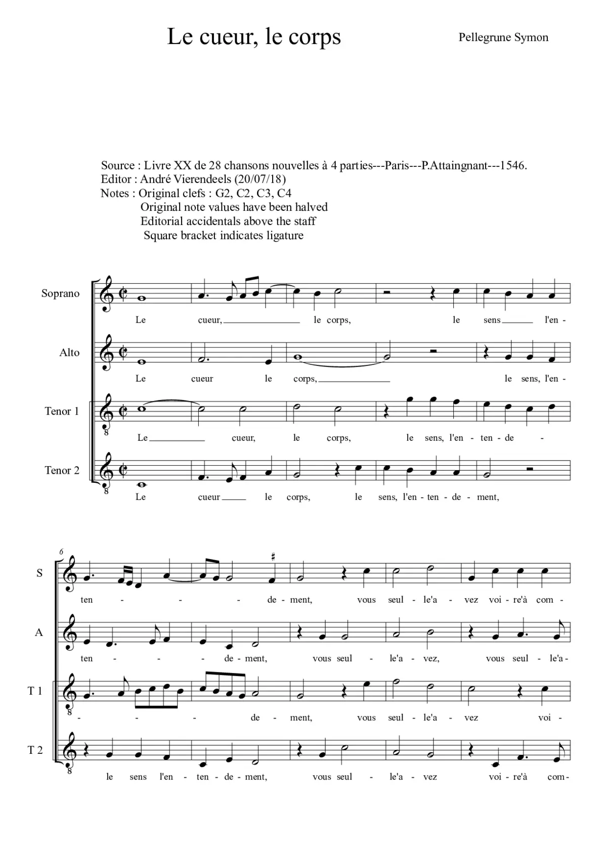 Le cueur, le corps - Page 1