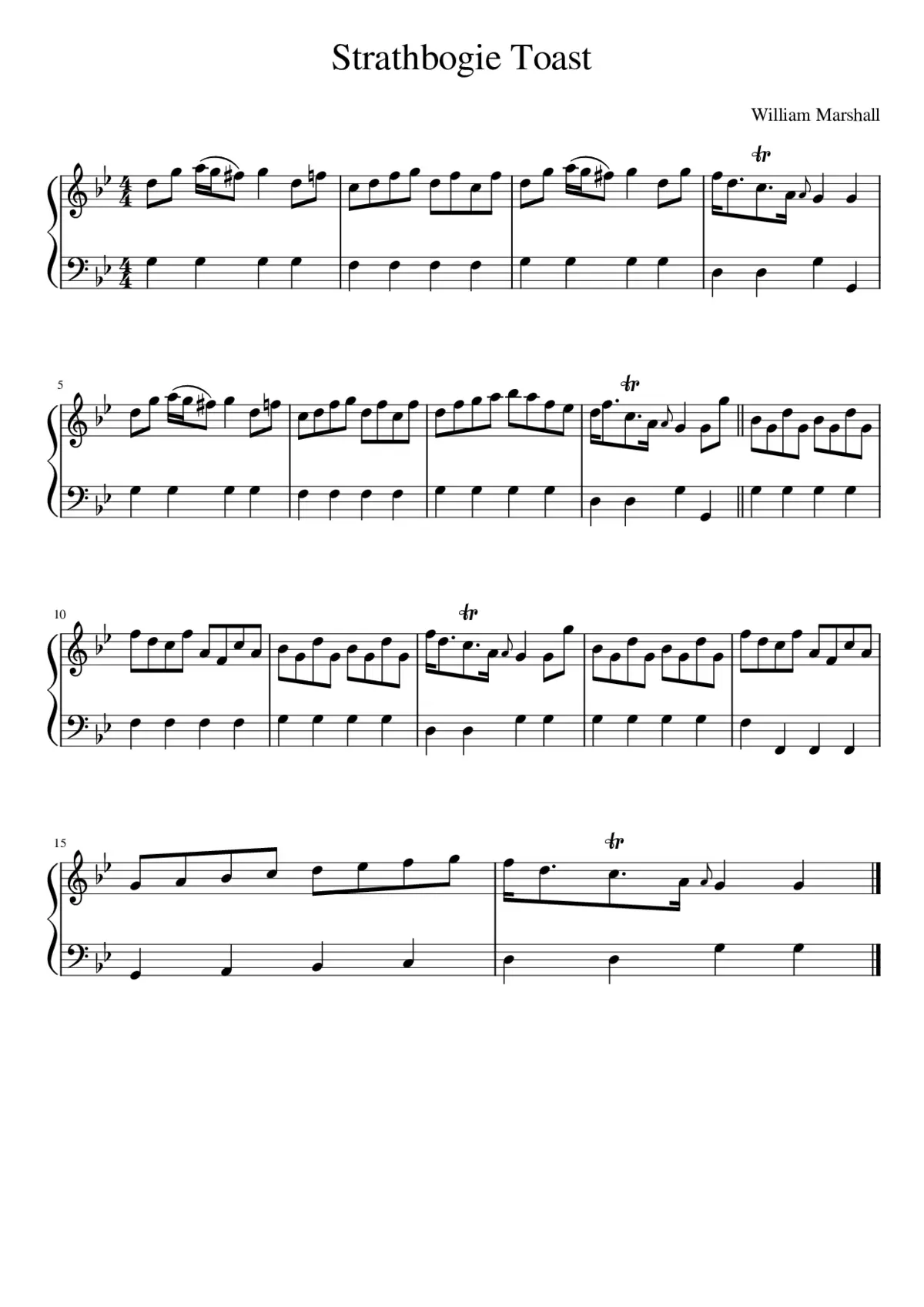 Strathbogie Toast - Page 1