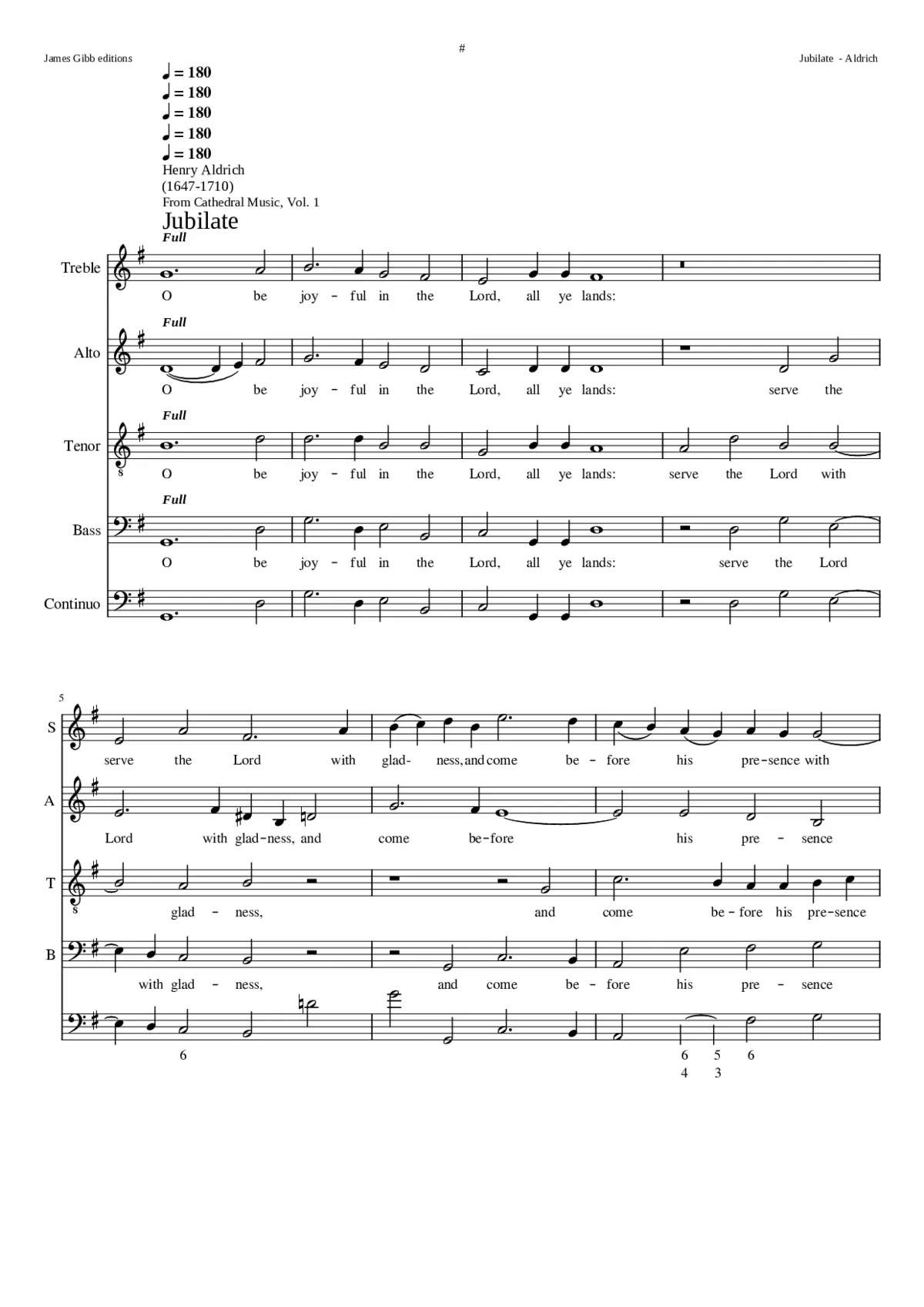 Jubilate - Page 1