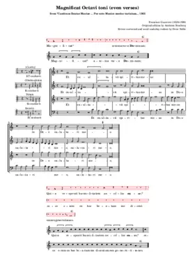 Magnificat octavi toni (even verses)