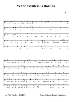 Venite exsultemus Domino