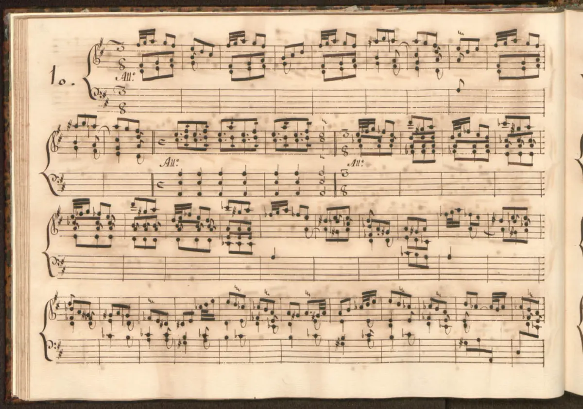 Keyboard Sonata in D major - Page 1