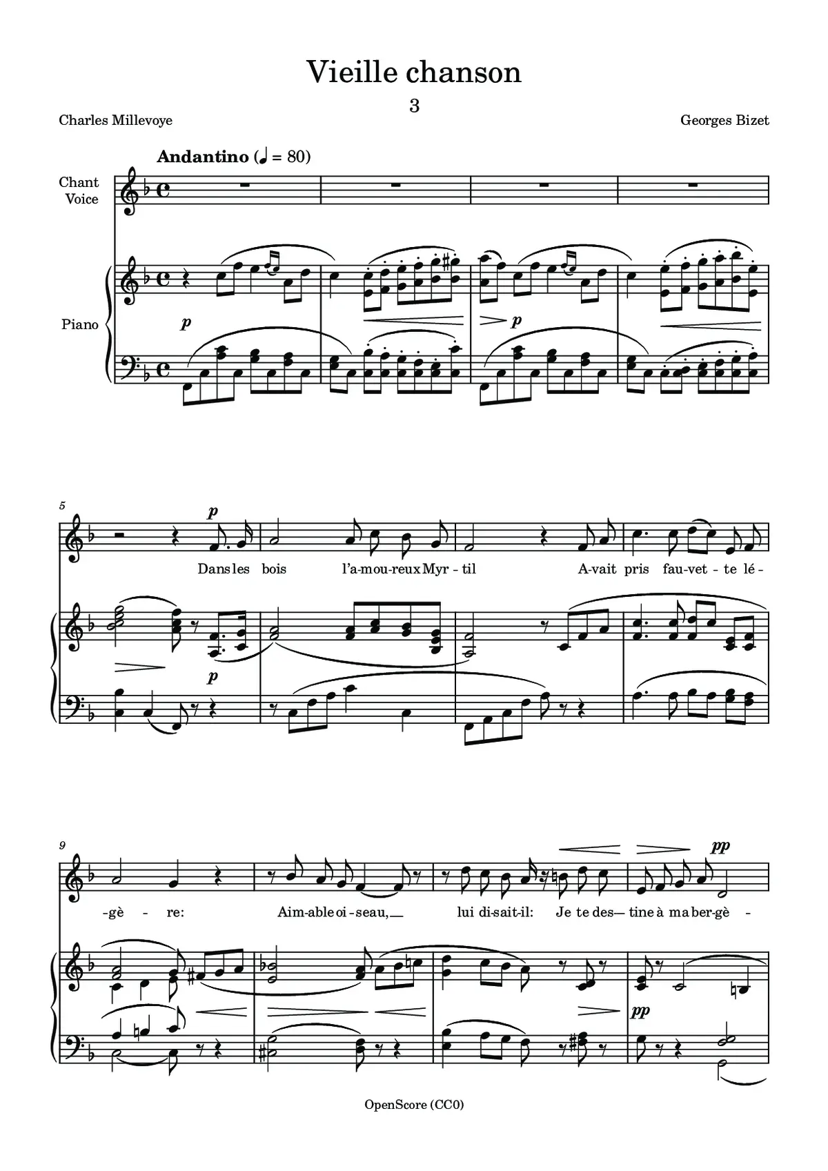 Vieille chanson - Page 1