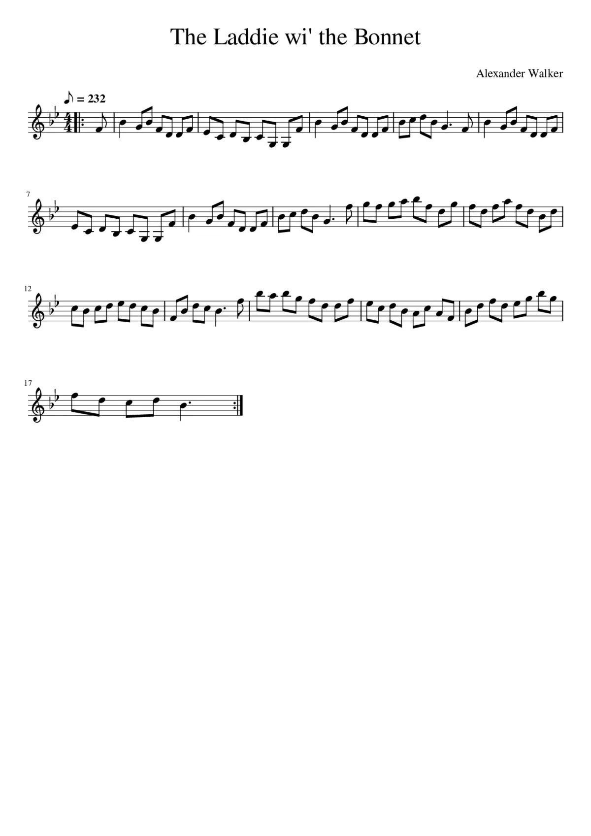 The Laddie wi' the Bonnet - Page 1