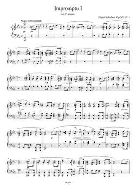 Impromptu in C minor Op. 90.1