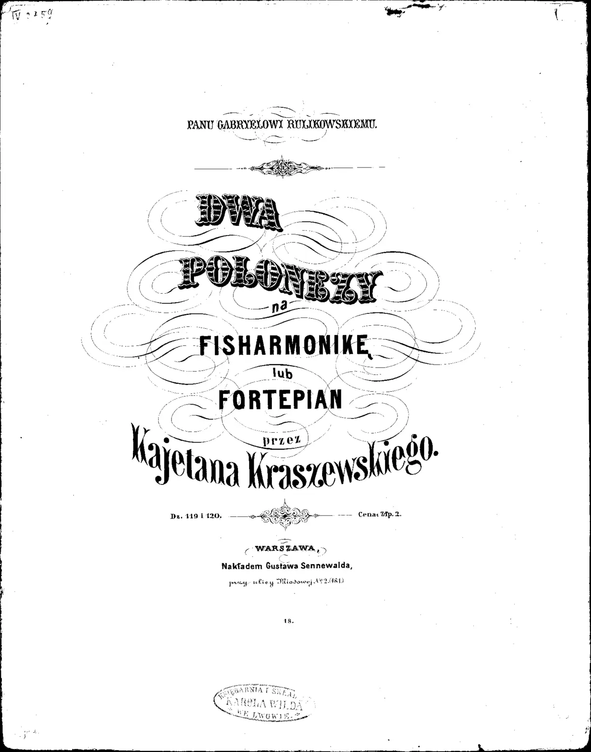 2 Polonaises, Opp.119-120 - Page 1