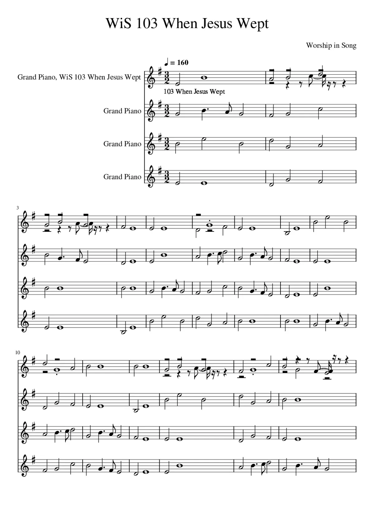 When Jesus Wept - Page 1