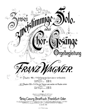 2 Zweistimmige Solo- oder Chor-Gesänge