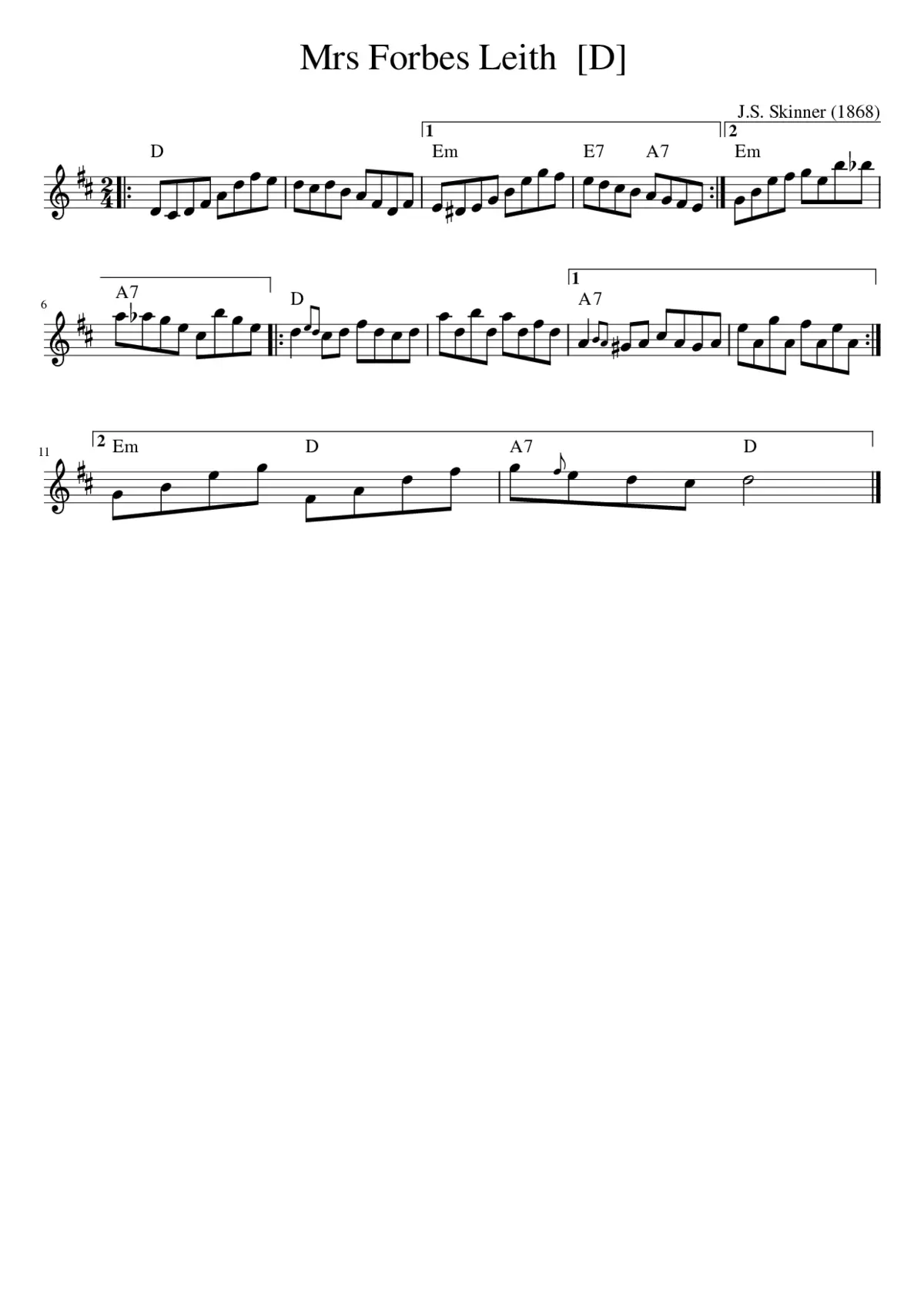 Mrs Forbes Leith - Page 1