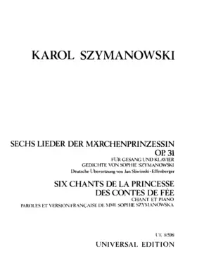 Pieśni Księżniczi z Baśni ; Six Songs of the Fairy Tale Princess