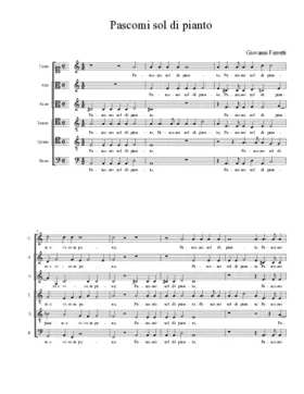 Pascomi sol di pianto