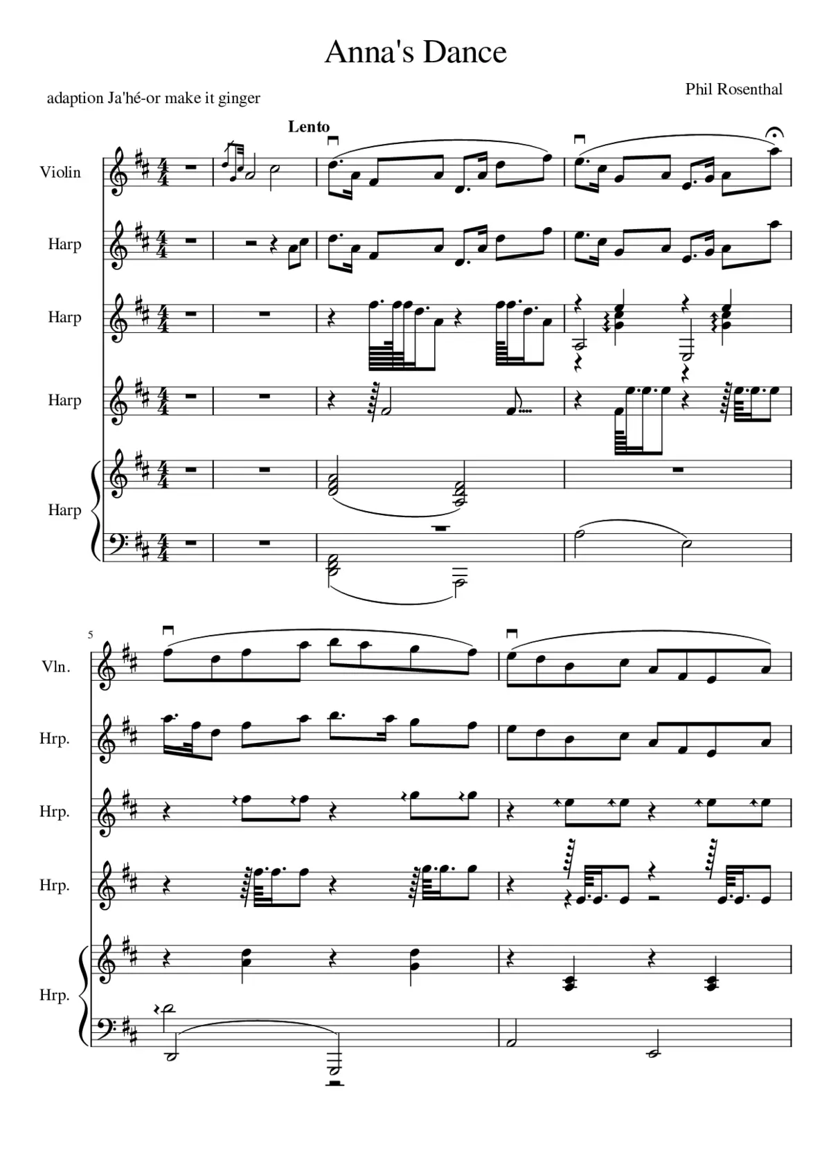 Anna's Dance - Page 1