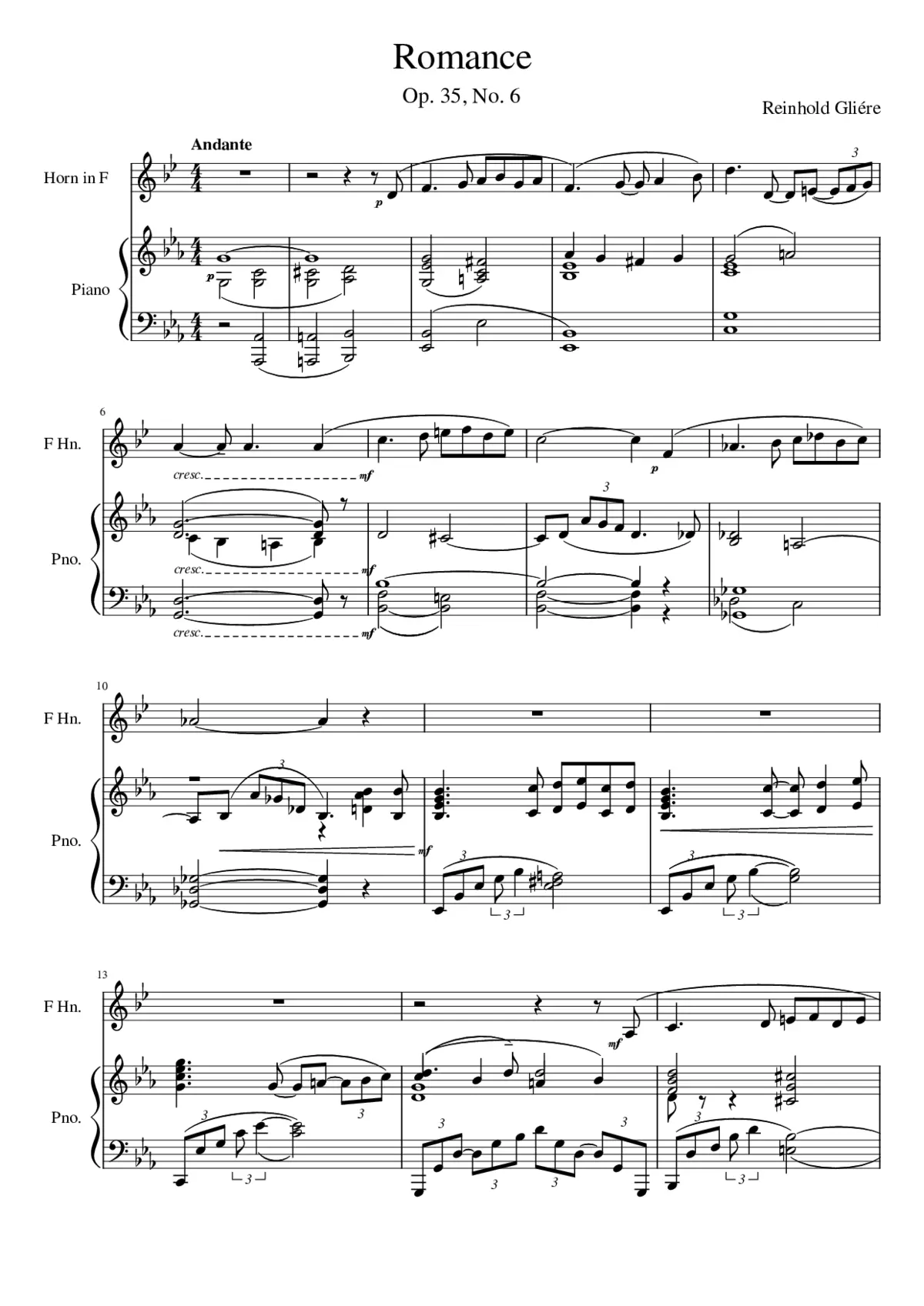 11 Pieces Op.35 - Page 1
