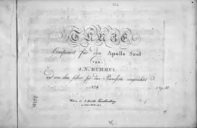 Tänze für den Apollo Saal