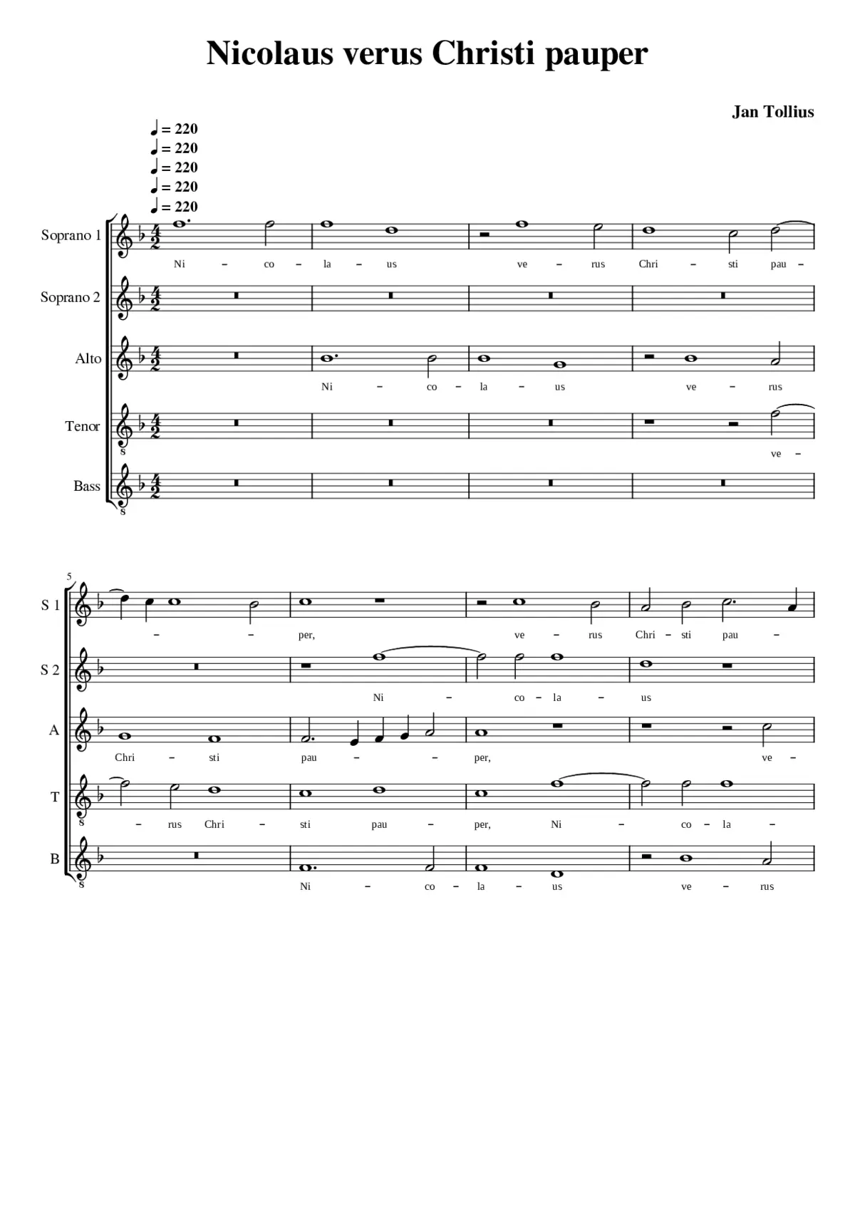 Nicolaus verus Christi pauper - Page 1