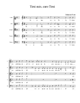 Tirsi mio, caro Tirsi