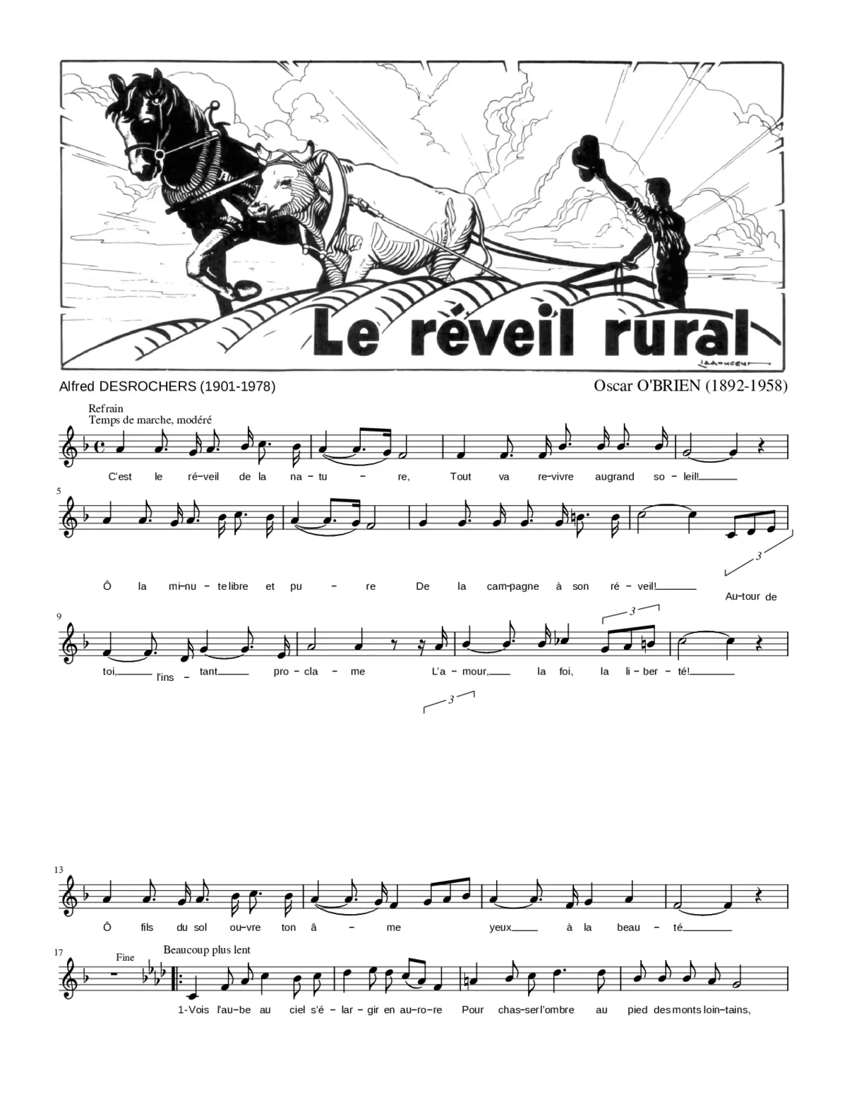 Le réveil rural - Page 1