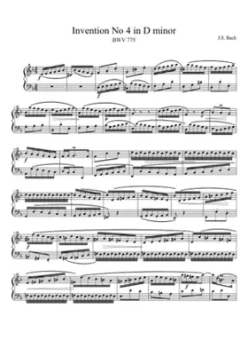 Invention in D minor BWV 775