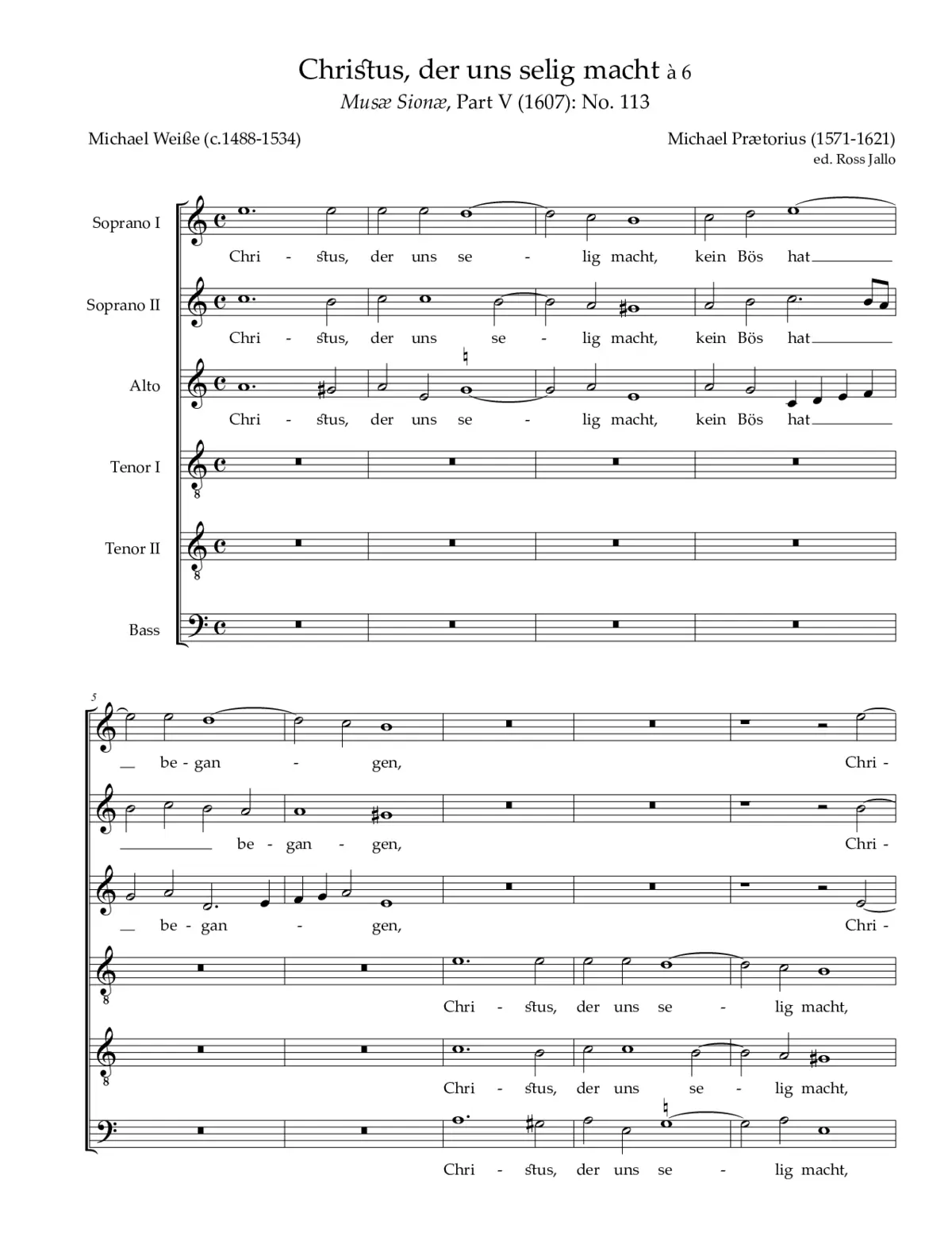 Christus, der uns selig macht - Page 1