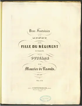 2 Fantaisies et Rondo