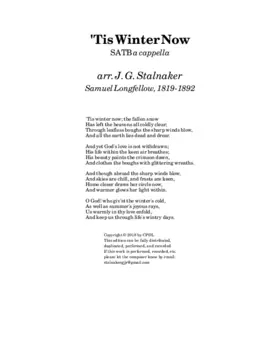 'Tis winter now